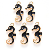 Alloy Enamel Pendants ENAM-S121-037B-2