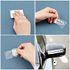 SUPERFINDINGS 4 Sets 4 Style Waterproof Reflective PET Car Stickers DIY-FH0003-68-2
