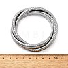 304 Stainless Steel Stretch Bracelets BJEW-A031-01B-P-3