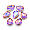 Pointed Back Glass Rhinestone Cabochons RGLA-T017-18x25mm-04-1