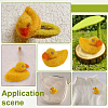 Wool Felt Duck AJEW-WH0455-335-5