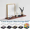 Acrylic Display Case Specimen Box CON-WH0095-122-6