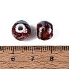 Vintage Handmade Porcelain Beads PORC-Q006-13A-13-3