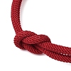 3MM Round Nylon Braided Cord Bracelet Making FB-CBAA152-03G-37-3