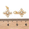 SHEGRACE Brass Micro Pave Cubic Zirconia Pendants XGRQ3D032-487G-3