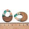 Resin and Walnut Pendants FIND-R051-10D-3