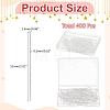 400Pcs rass Flat Head Pins KK-ME0004-83-2