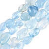 Natural Aquamarine Beads Strands G-R445-8x10-36-2