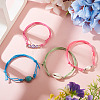 20Pcs Waxed Polyester Cord Bracelet Making AJEW-TAC00098-6