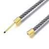3MM Round Nylon Milan Cord Necklaces Making NJEW-H091-01G-26-3