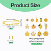 DIY Brooch Making Kits DIY-TA0014-87-4