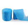 2Rolls Polyester Hot-fix Rhinestone Raw Edges Ribbon OCOR-TA0003-95K-1