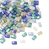 Glass 2-Hole Baking Paint Glass Seed Beads GLAA-G130-01E-1