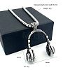 Vintage Hip-Hop 304 Stainless Steel Headset Pendant Necklaces for Men Women NI7157-6