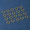 50Pcs Tibetan Style Alloy Bead Frame TIBEB-FS0001-11AG-10