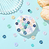 50Pcs 10 Styles Transparent Glass European Beads GLAA-YW0005-96-5