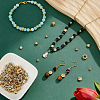 120Pcs 10 Styles Rack Plating Alloy Bead FIND-PH0038-12-4