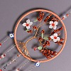 Tree of Life Natural Red Jasper Chips Suncatchers HJEW-F027-16-3