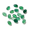 Natural Dyed & Heated Green Onyx Agate Cabochons G-F605E-23A-1