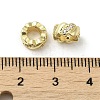 Rack Plating Brass Micro Pave Cubic Zirconia European Beads KK-F866-10G-3