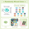 300Pcs Picasso Glass Seed Beads EGLA-TA0013-75-4