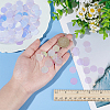420Pcs Iridescent PVC Paillette/Sequins Pendants PVC-WR0001-04-3