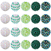 Resin Rhinestone Beads RESI-PA0001-44B-1