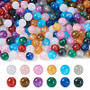360Pcs 12 Colros Round Imitation Cat Eye Resin Beads OACR-TA0001-12-13
