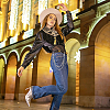 1Pc Zinc Alloy Thorn Double Layer Chain Belts for Pants HJEW-HS0001-09-5