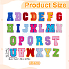 Polyester Embroider Thread Iron on/Sew On Patches PATC-WH0023-99-2
