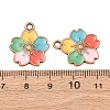 Alloy Enamel Pendants PALLOY-F319-02D-R-3