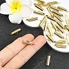 SHEGRACE Brass Slide On End Clasp Tubes XGRQ1R533-357G-5