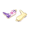 Printed Brass Pendants KK-CBA42CA-09G-3
