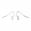 304 Stainless Steel Earring Hooks STAS-S057-62-3
