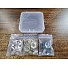 36Pcs 3 Color Ion Plating(IP) 304 Stainless Steel Open Pendants STAS-DC0005-91-1