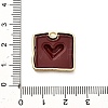 Alloy Enamel Pendants FIND-A051-09A-02G-3