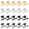 100 Sets 4 Colors Brass Sewing Hooks and Eyes Closure Set FIND-FH0005-36-1