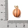 Brass Enamel Pendants KK-F940-07B-G07-3