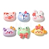 Opaque Resin Animal Decoden Cabochons CRES-Z006-02-1