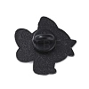 Black Zinc Alloy Brooches JEWB-O012-05A-2