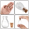 Oval Glass Bottle for Bead Containers X1-AJEW-R045-09-5