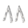 Non-Tarnish 304 Stainless Steel Pendants STAS-C106-01P-1