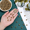 210Pcs Tibetan Style Alloy Tube Bails TIBE-PH0002-62AG-3