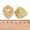 Valentine's Day 304 Stainless Steel Rhinestone Stud Earrings for Women EJEW-L315-02G-4