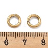 Ion Plating(IP) 304 Stainless Steel Open Jump Rings STAS-M081-02G-03-3