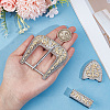 Belt Zinc Alloy Buckle Sets FIND-GF0009-34-3