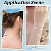 6Pcs 3 Styles 925 Sterling Silver Twisted Extender Chains STER-BBC0009-88-6