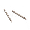 Stainless Steel Double Flanged Spring Bar Watch Strap Pins STAS-M231-06-1