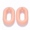 Opaque Spray Painted Acrylic Linking Rings OACR-S036-006A-I04-1