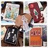 6 Sets 6 Colors Vintage Self-Adhesive Paper Stickers STIC-CP0001-01-6